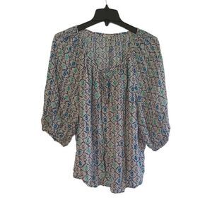 💞3 for $20💞Rose & Rhyme Blue Gray Top Size 2X